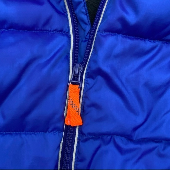 Crewcuts Kids Hooded Puffer Jacket Blue Full Zip Pockets Outerwear Winter 12 - Picture 4 of 11